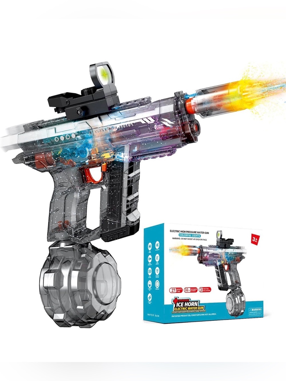 Electric Water Gun for Adults Kids, Powerful Automatic Squirt Waterguns Pisto...